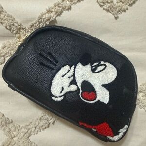 Loungefly Black and Gold Disney Pouch